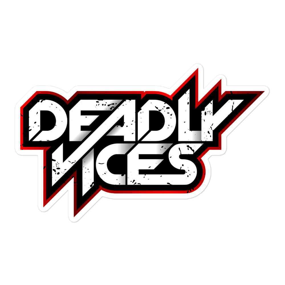 Deadly Vices Logo Sticker